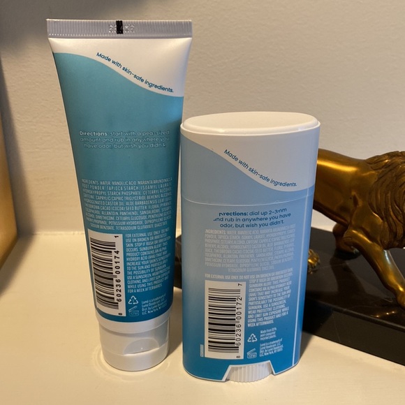 Lume Skincare Lume Unscented Whole Body Deodorant Set 2 Full Size